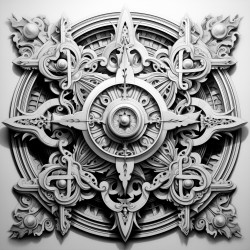 can u make a  cultural designs  of latin with shapes and