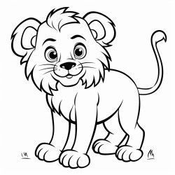 creat a lion image