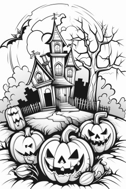 halloween scene