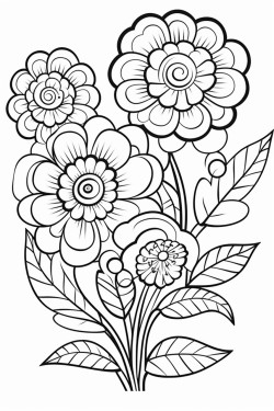 flowers and trees