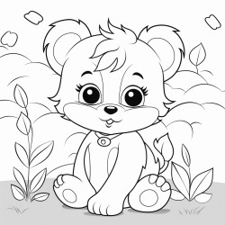 cute coloring book for toddlers