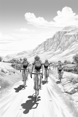 cyclists in the country