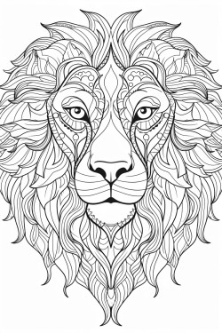 lion mandala