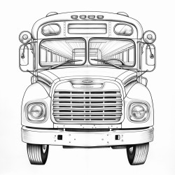 school bus front