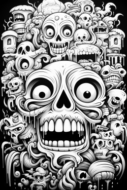 acid trip graffiti art