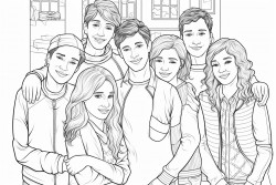 a group of friends with 3 boys and 5 girls