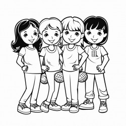 4 girls bestfriends bowling