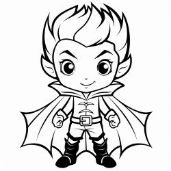 a cute boy vampire