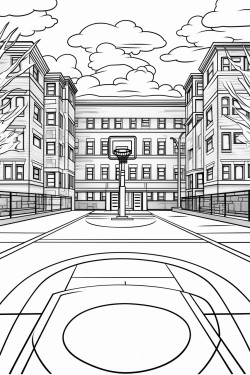 basketball court