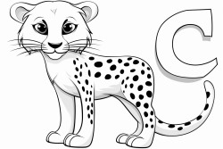 letter c for cheetah