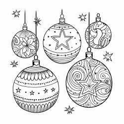 christmas coloring page for adults