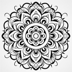 intricate mandala patterns create mandala designs with intricate details for a calming coloring experience
