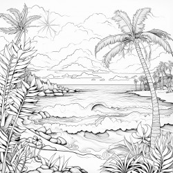 a beach inspired by hawaii