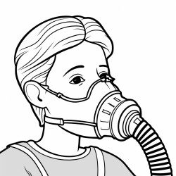 breathing oxygen
