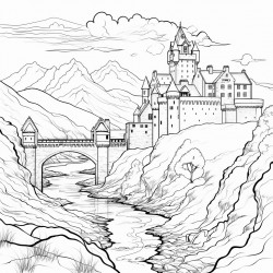 scotland coloring page