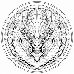 dragon mandala