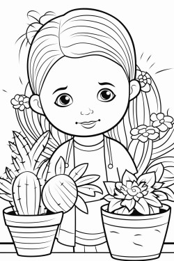 pgina para colorear con objetos ocultos