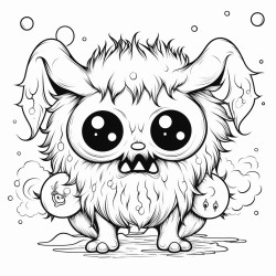 dream eater a fluffy creature with big round eyes that eats bad dreams