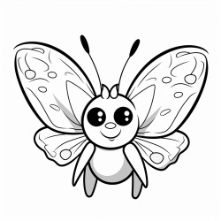a cute little moth