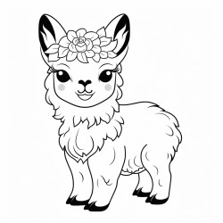llama cute