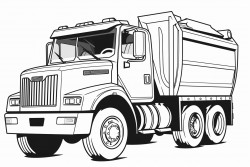 friendly garbage truck