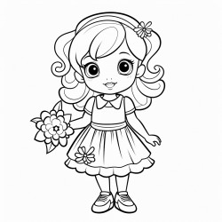 colouring pages for girls