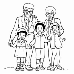 black kids with grandparents