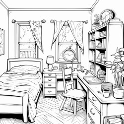 with no shading shade a semi thick lined teenage coming of age bedroom