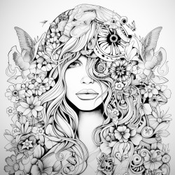 hippie peace strong fierce phoneix