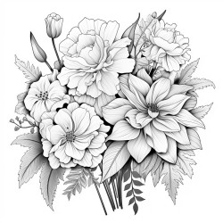 october birth flower bouquet