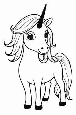 unicorn yang sedang tidur di bawah rembulan