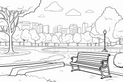 landscape photo of a park