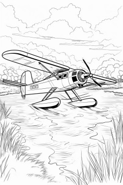 seaplane on the water