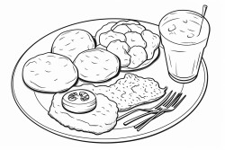 menu of dinner foods