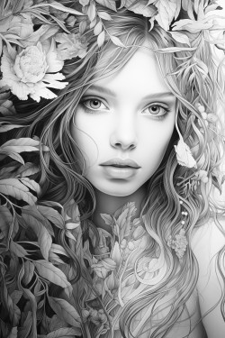 coloring page prints with detailed for kids
