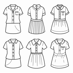 set of clothes