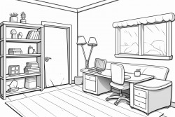 basement office