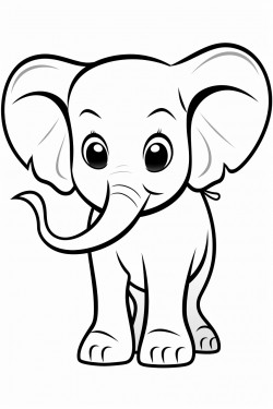 scary but cute halloween elephant