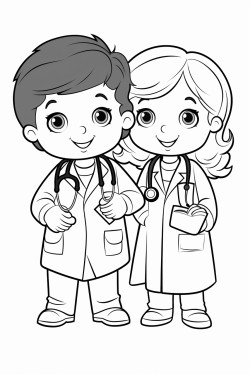 the word doctors with hearts
