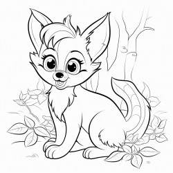 write me a childrens coloring book on the theme of dachafor a4