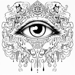 evil eyes gothic mystical