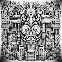 can u make a  cultural designs  of latin with shapes and