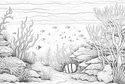 under the ocean landscape