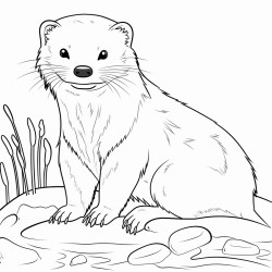 a cute icelandic mink