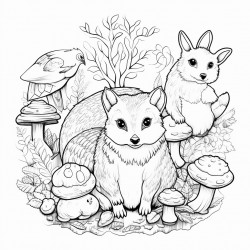 cute forest animals