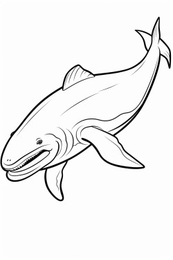 whale with close eyses