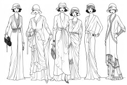 1910s popular womens fashion