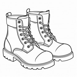 boots with little hears on them