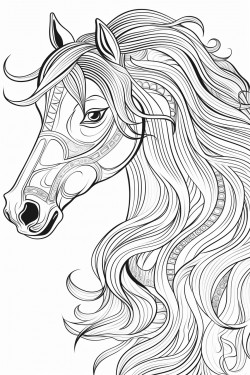 horse in a field