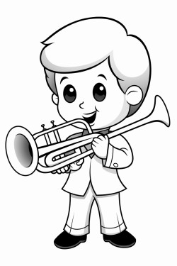 only the musical instrument the trumpet